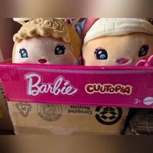 8 brand new barbie cuutopia 10 inch plush. Factory display & Box included